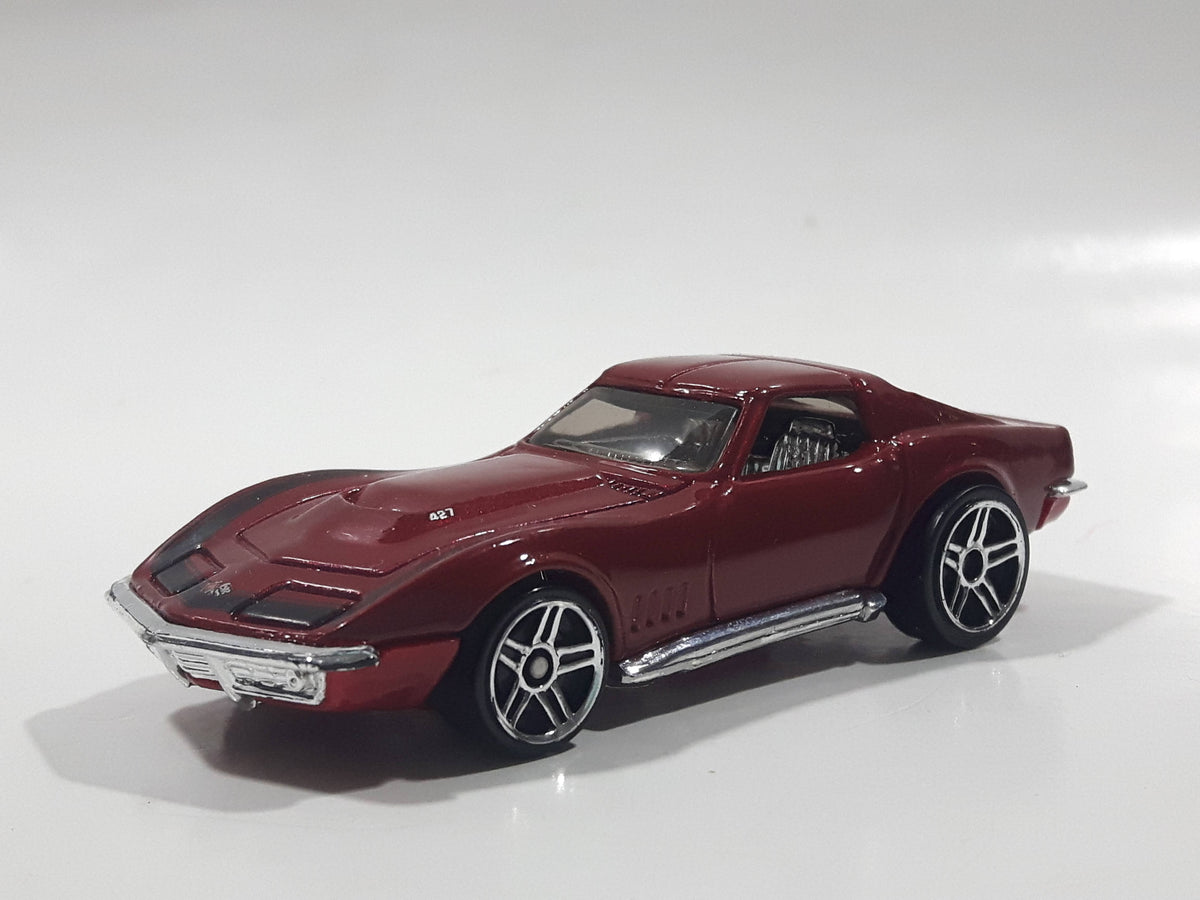2006 Hot Wheels First Editions '69 Corvette Stingray Dark Red Die