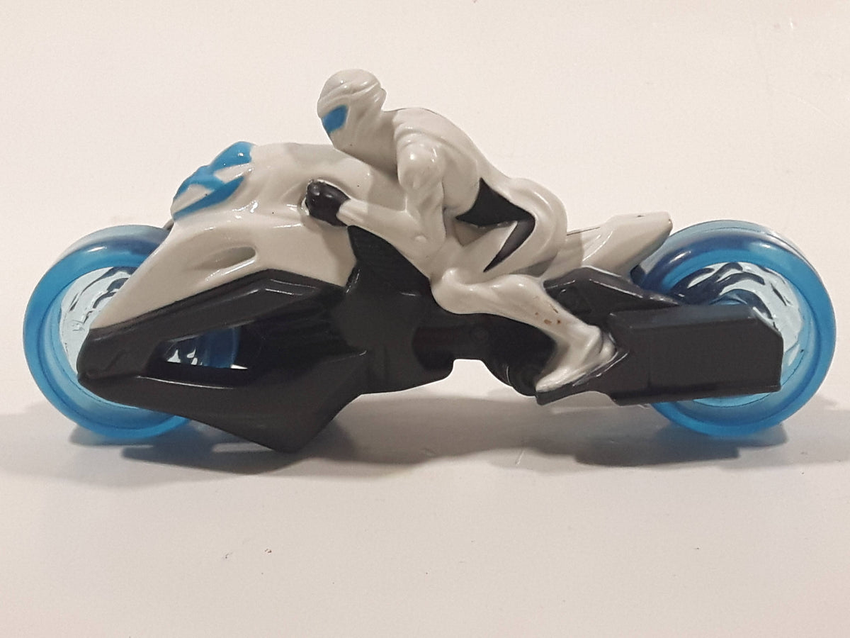 1999 McDonald's Max Steel White Street Bike Motorcycle Turbofied Cycle