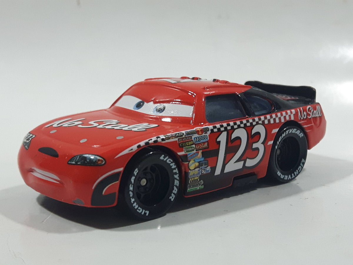 Disney Pixar Cars No Stall #123 Red and Black Die Cast Toy Car