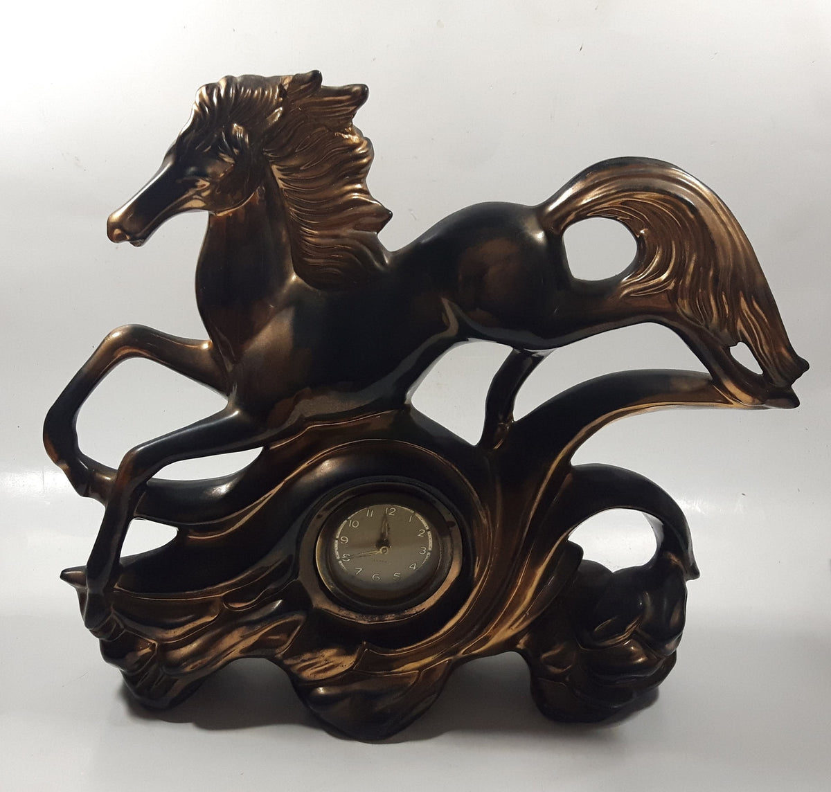 Vintage Anker Horse Running Copper Toned Ceramic Animal Sculpture Cloc –  Treasure Valley Antiques & Collectibles