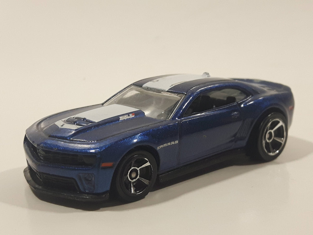 2012 Hot Wheels '12 Camaro ZL-1 Metalflake Dark Blue Die Cast Toy
