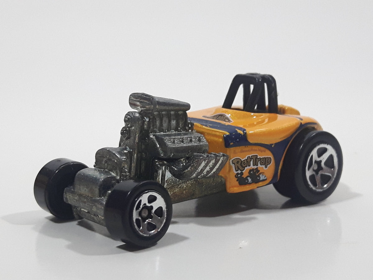 2002 Hot Wheels Altered State Yellow Die Cast Toy Hot Rod Car