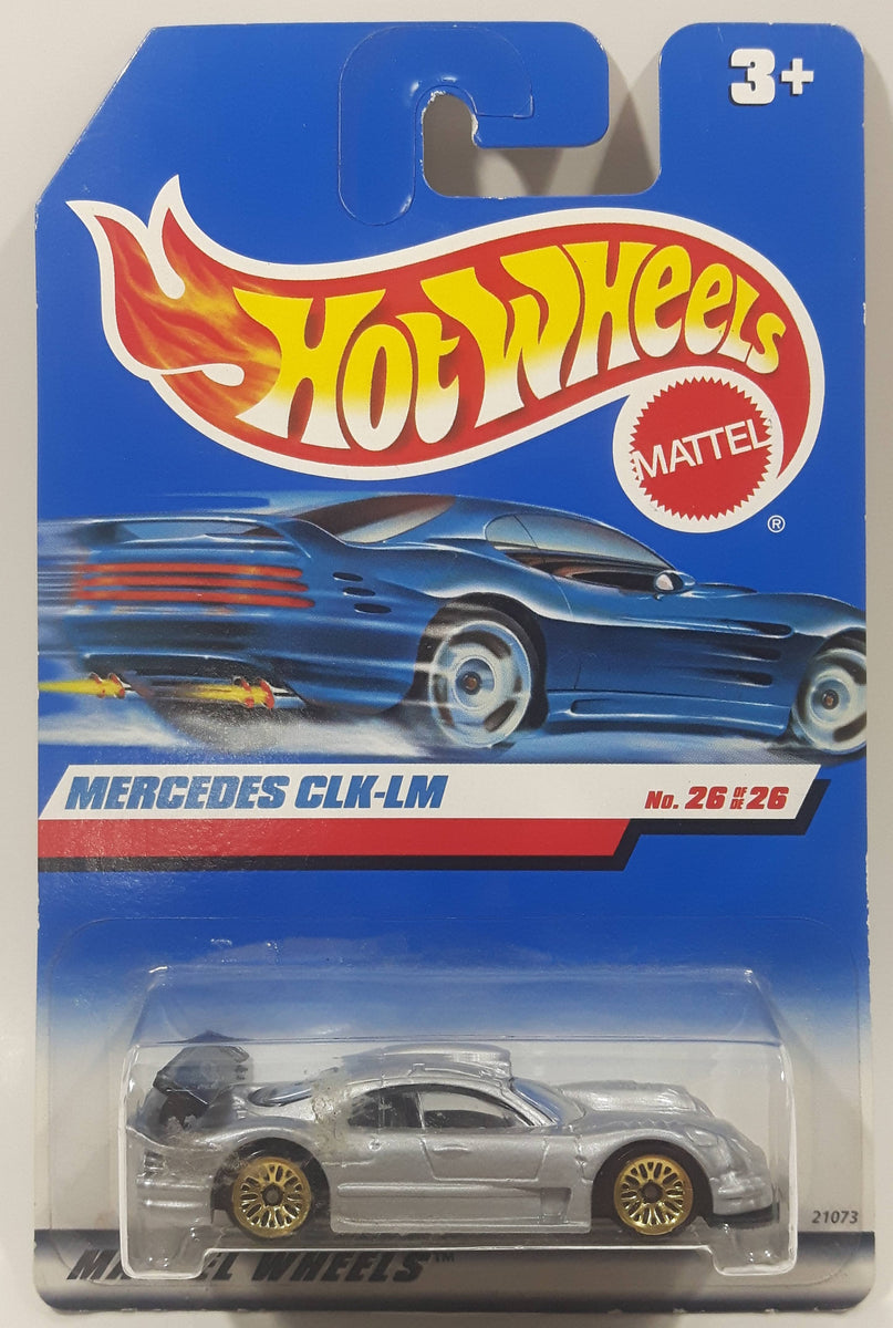 1999 Hot Wheels Mercedes CLK-LM Pearl Light Grey Silver Die Cast