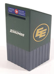 Canada Post Edmonton Eskimos CFL Football Team Miniature Small 3" Tall Canada Post Mail Box Shaped Coin Bank Sports Collectible