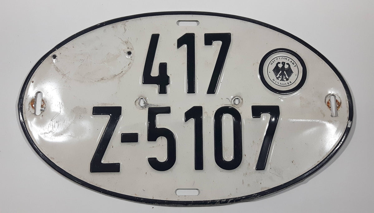 Vintage 1967 Western Germany Customs Export Hauptzollamt Hannover