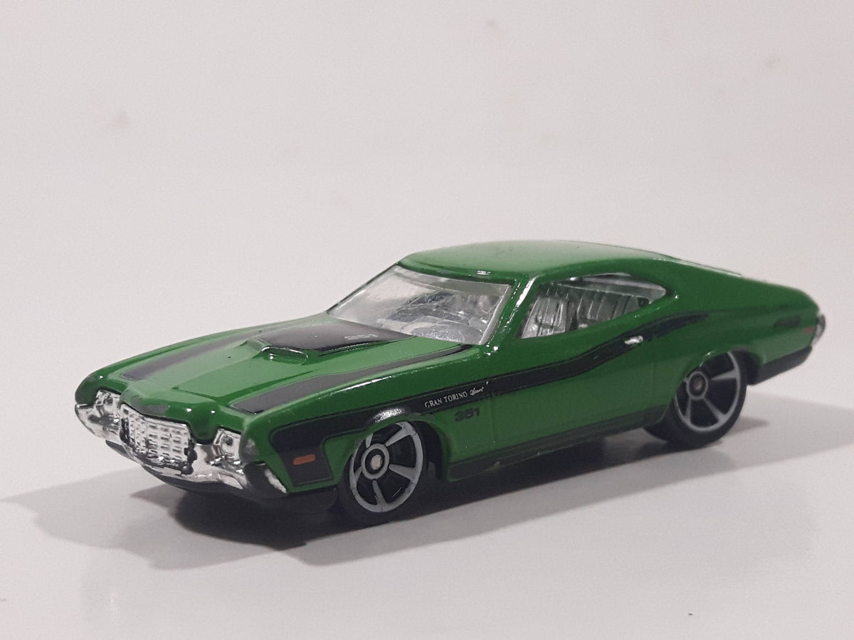 2012 Hot Wheels Muscle Mania Ford '72 Ford Gran Torino Sport Green