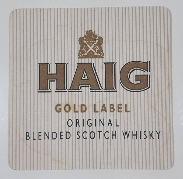 Haig Gold Label Original Blended Scotch Whisky Paper Beverage Drink Coaster