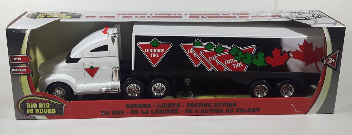 Canadian Tire Big Rig Semi Truck 18-Wheeler Sounds Lights Driving Action  White 24