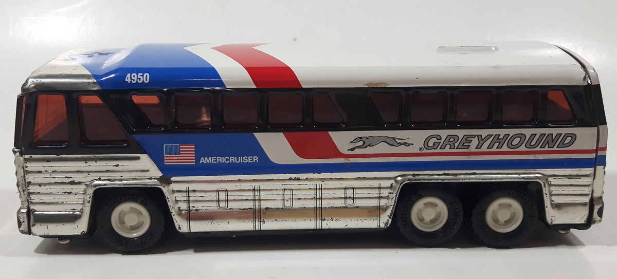 Vintage 1979 Buddy L 4950 Americruiser Greyhound Bus Pressed Steel