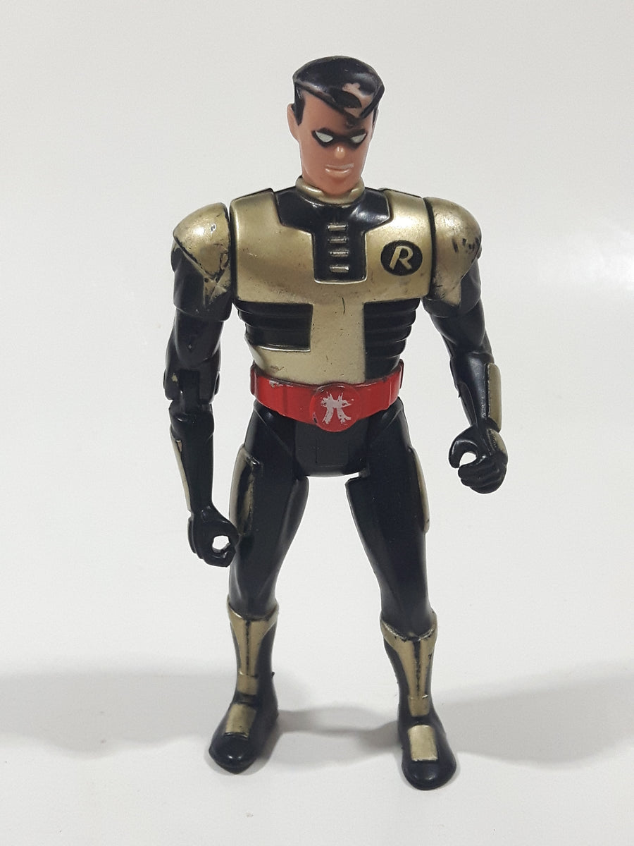 1993 Kenner DC Comics Batman Robin Black Silver Gold Suit 4 3 8 Tall Treasure Valley Antiques Collectibles