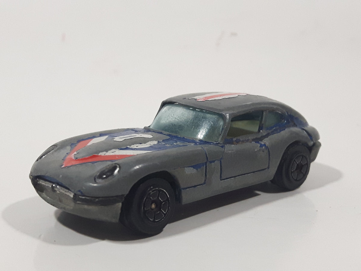 【激レア】JAG-TOY SUMMER TIME JUNCTION LP Vintage Yatming No. 1010 Jaguar Type-E 4.2 #10 Dark Blue Die Cast