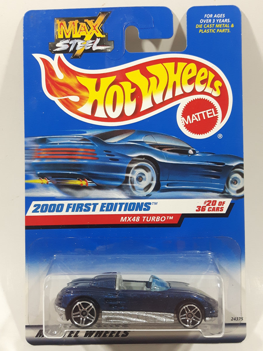 2000 Hot Wheels First Editions Max Steel MX48 Turbo Metalflake