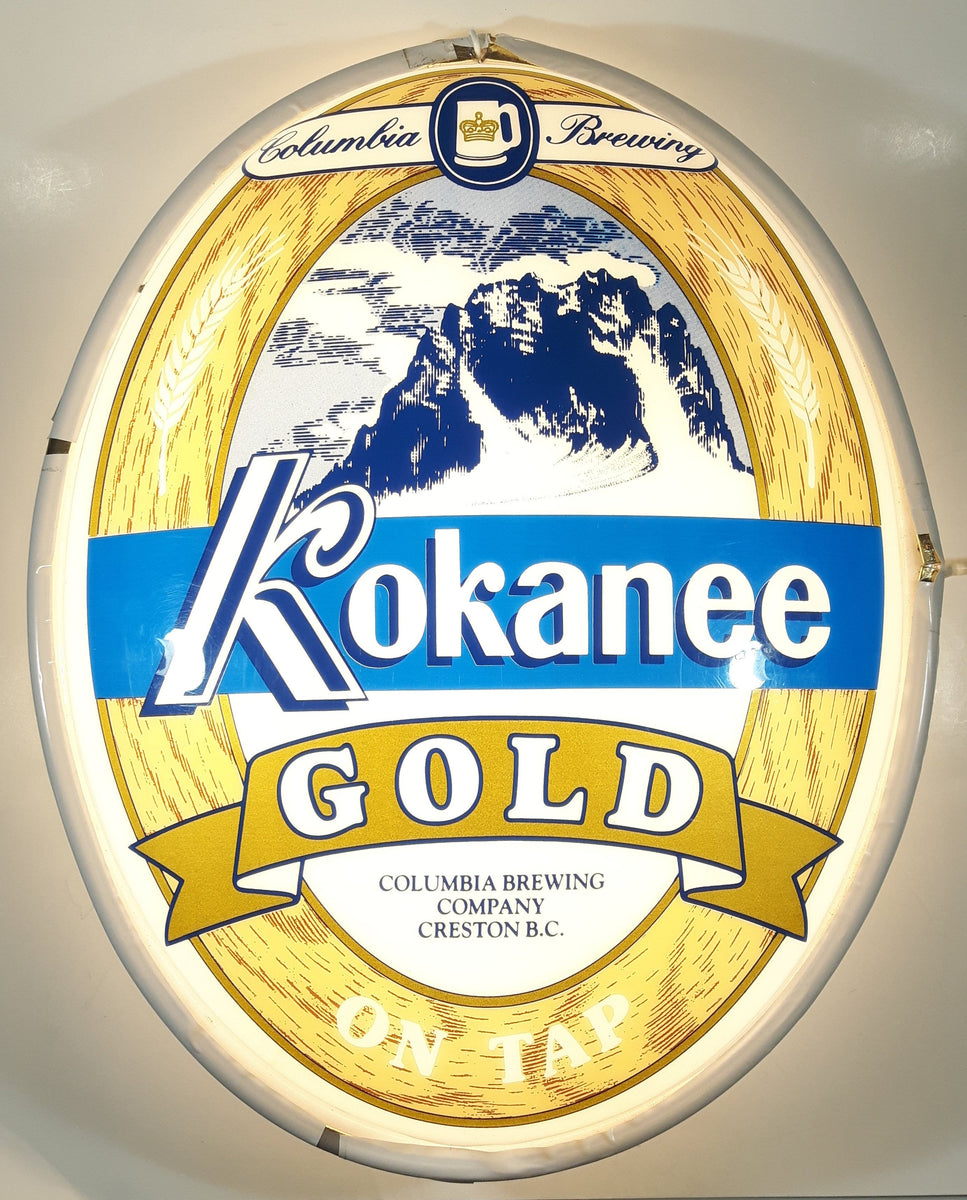 Vintage Columbia Brewery Kokanee Gold Beer On Tap 16" x 21" Double Sid