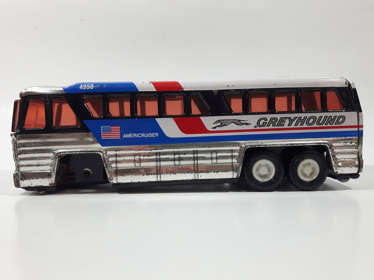 Vintage 1979 Buddy L 4950 Americruiser Greyhound Bus Pressed Steel