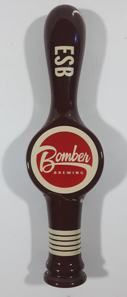 ESB Bomber Brewing 11 1/4" Long Ceramic Beer Tap Pull Handle Cracked