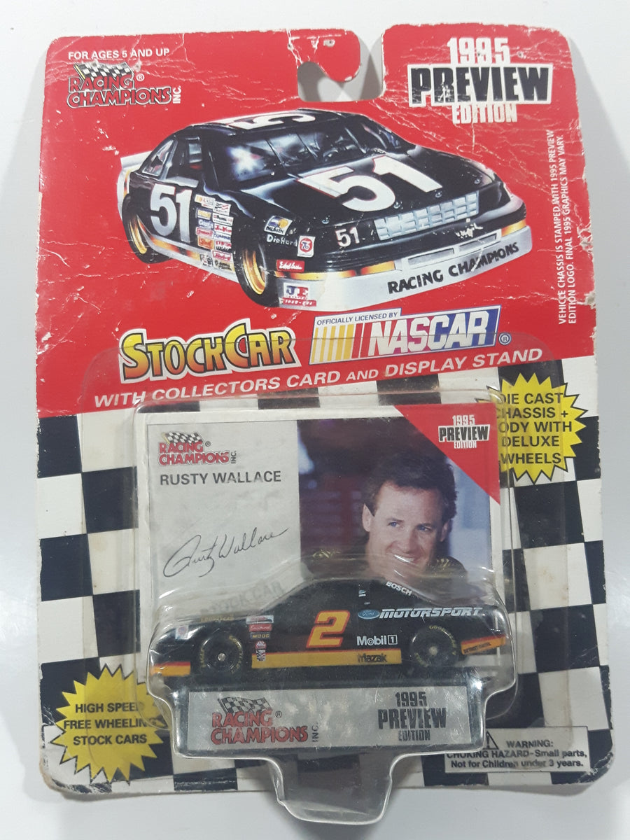1995 Racing Champions Preview Editions NASCAR #2 Rusty Wallace