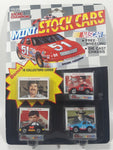 1992 Racing Champions Mini Stock Cars 3 Pack #15 Geoff Bodine Red #28 Davey Allison Black #43 Richard Petty Blue Die Cast Toy Car Vehicles and Mini Collectors Cards New in Package