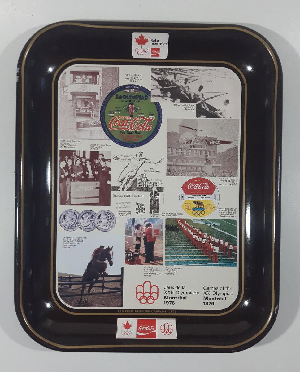 Vintage 1976 Coca-Cola Montreal Summer Olympic Games Metal
