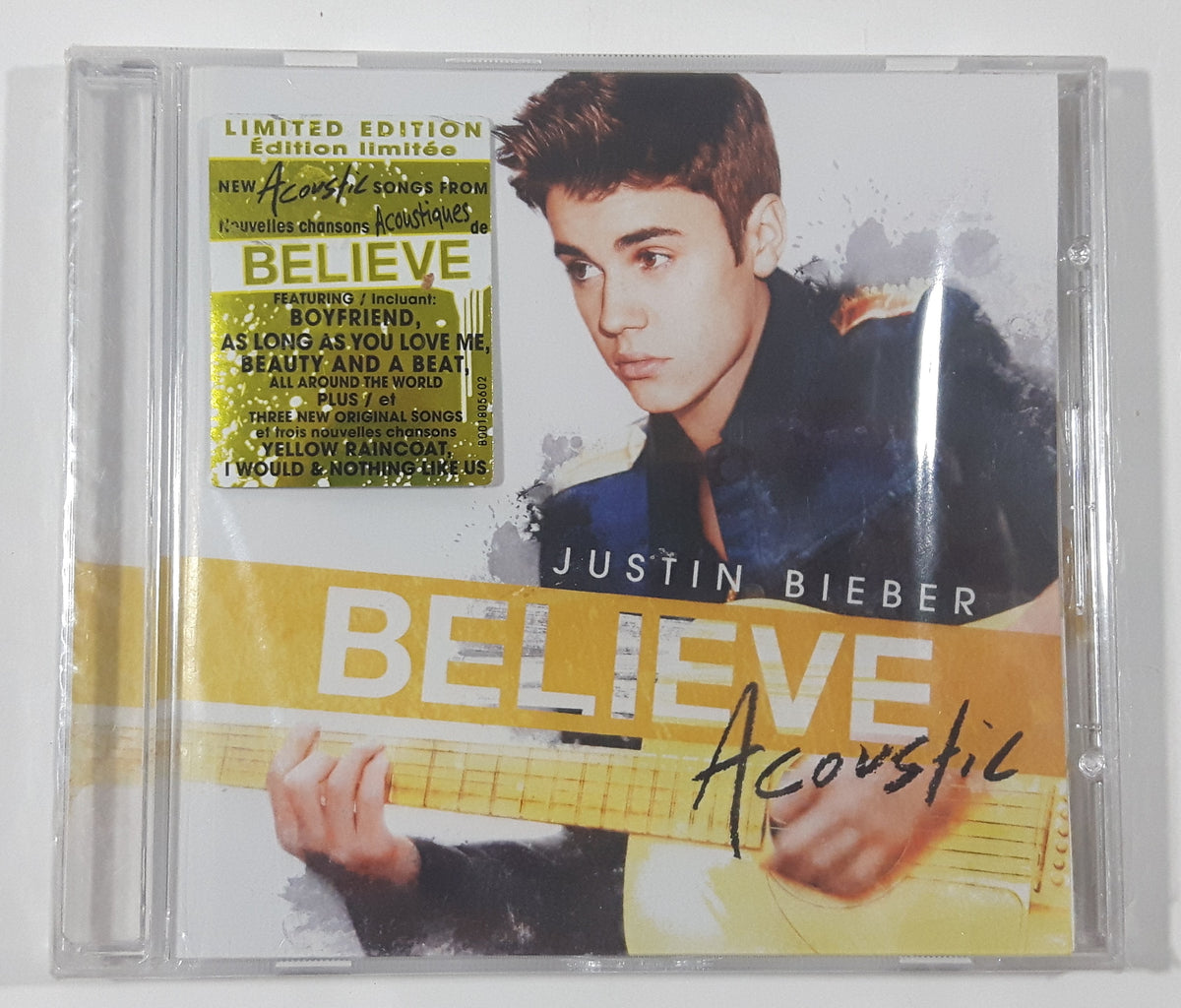 2013 Justin Bieber Believe Acoustic Limited Edition Album CD Disc