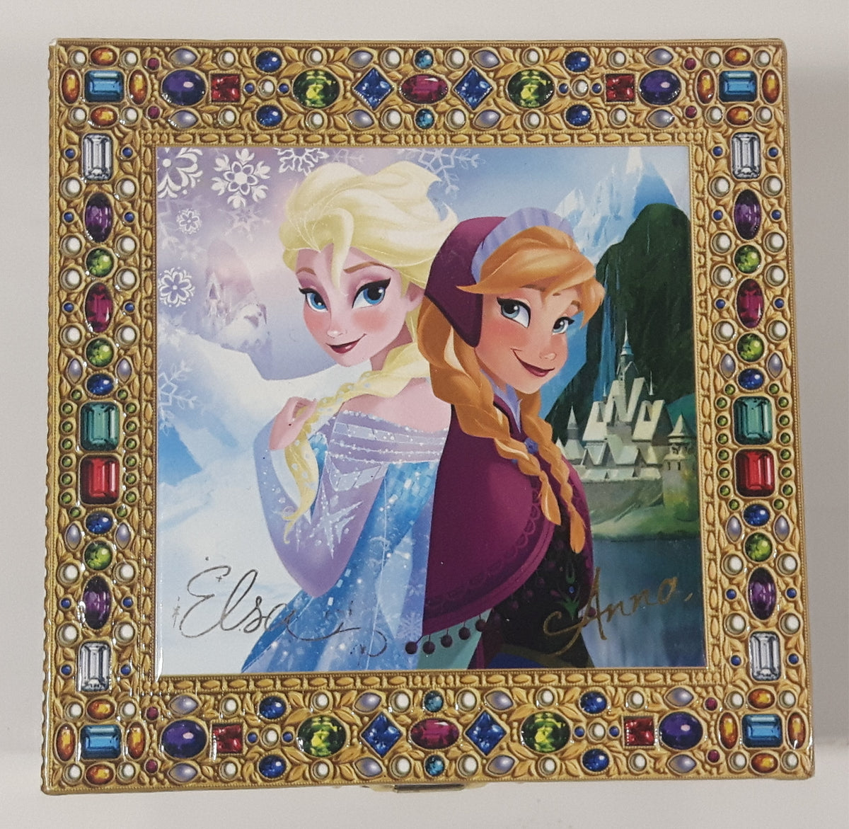 PORTAGIOIE MUSICALE CARILLON FROZEN II ELSA ANNA DISNEY IN CARTONE - WD20736