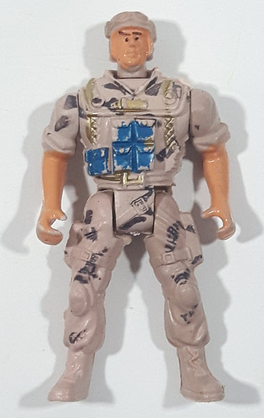 Soldier in Tan Brown Camo 3" Tall Toy Figure