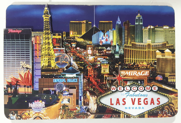 Welcome To Fabulous Las Vegas Nevada 2 3/8" x 3 1/2" Fridge Magnet