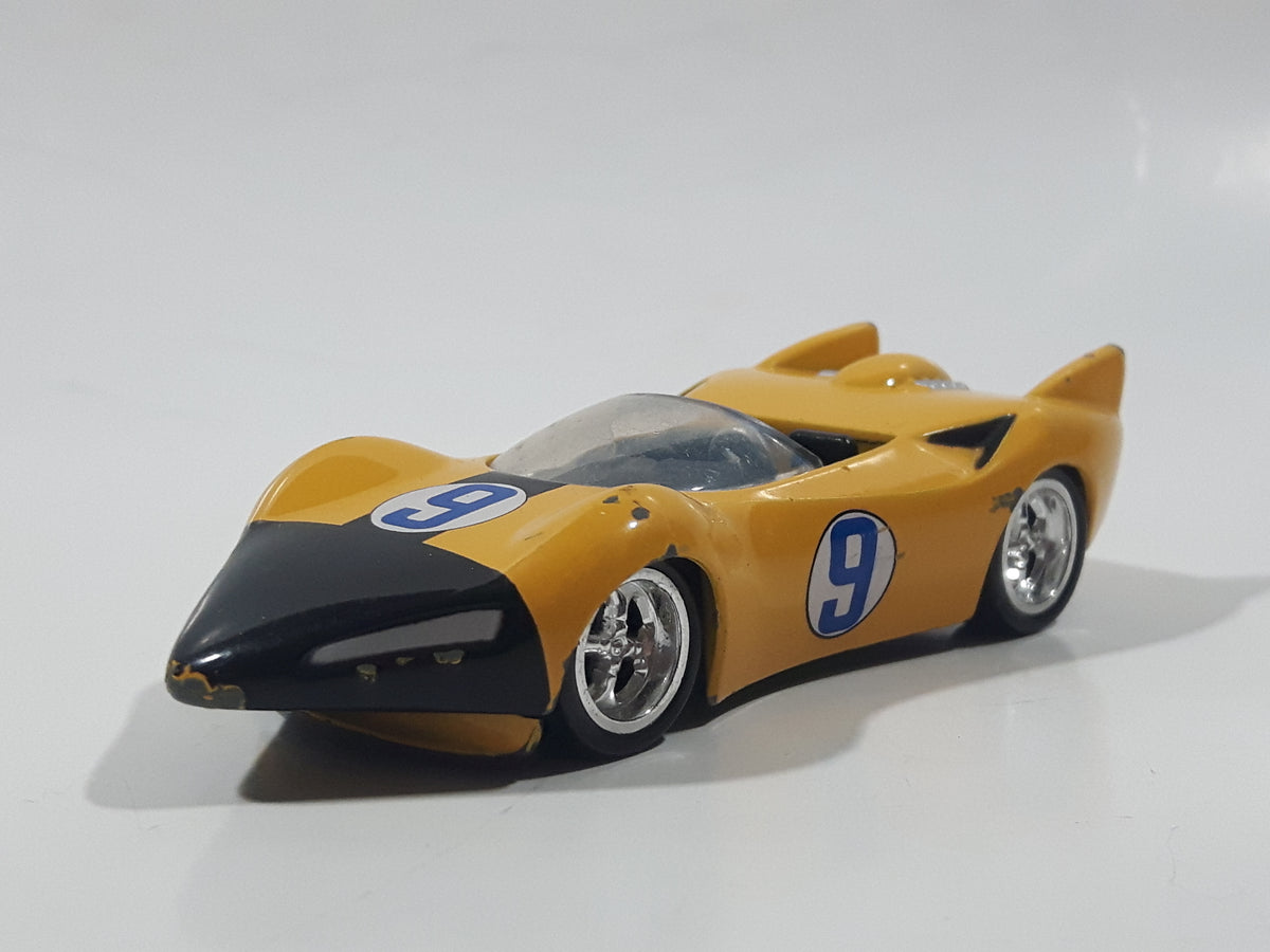 2008 Jada SRE Speed Racer Shooting Star #9 Yellow 1:55 Scale Die