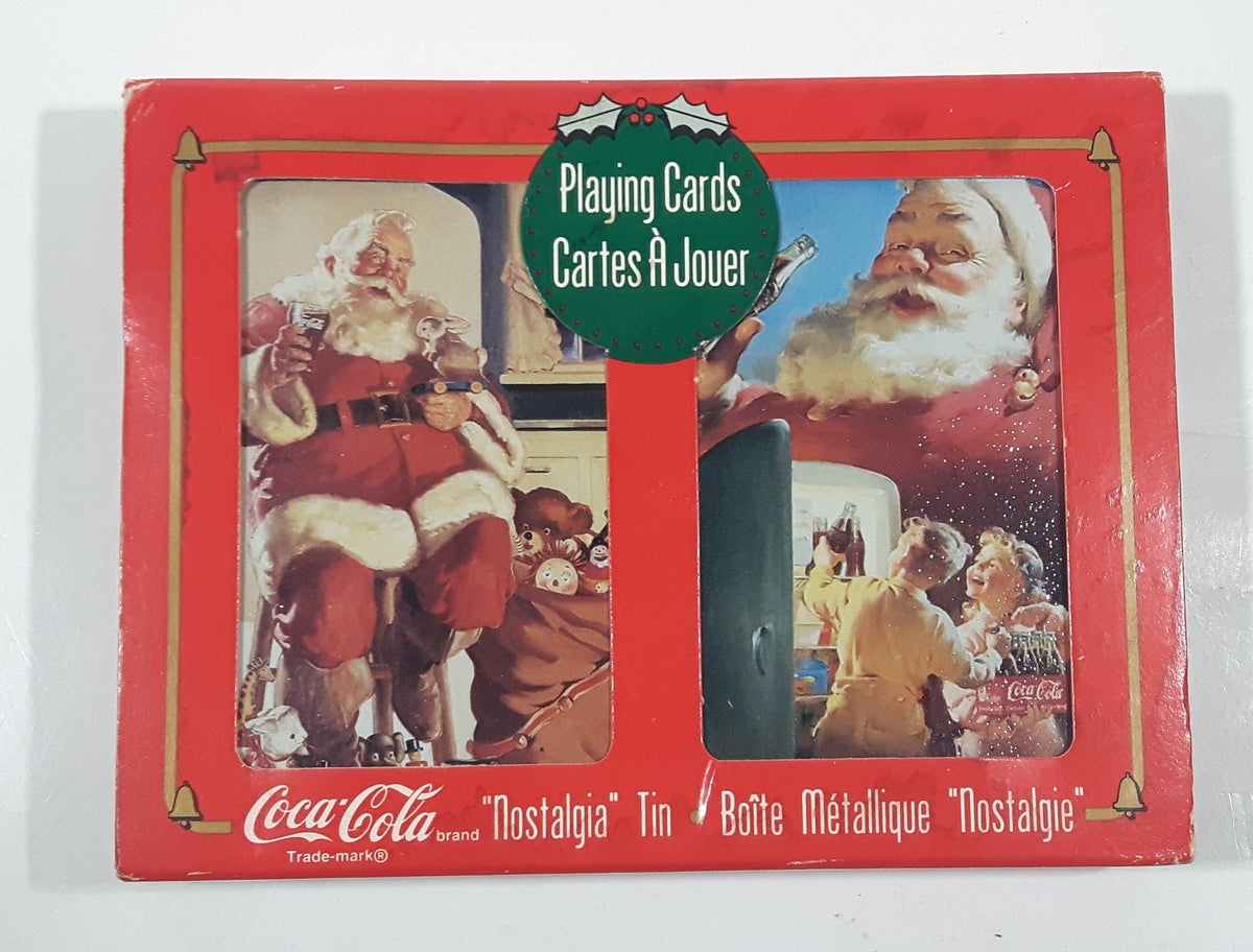 CocaCola Nostalgia Playing Cards コカコーラ 1995 Coca Cola Nostalgia Playing Cards and Collectible Santa Claus