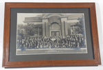 Antique 1909 I.O.F. Independent Order of Foresters High Court of Central Ontario 13th Annual Communication Brampton August 25th 1909 Framed Original Black and White Photo