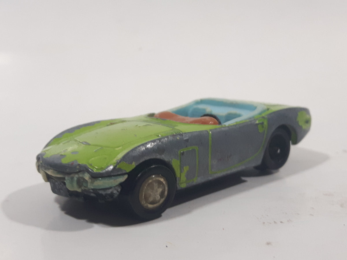Vintage Playart Toyota 2000GT Convertible Green Die Cast Toy Car Vehic ...