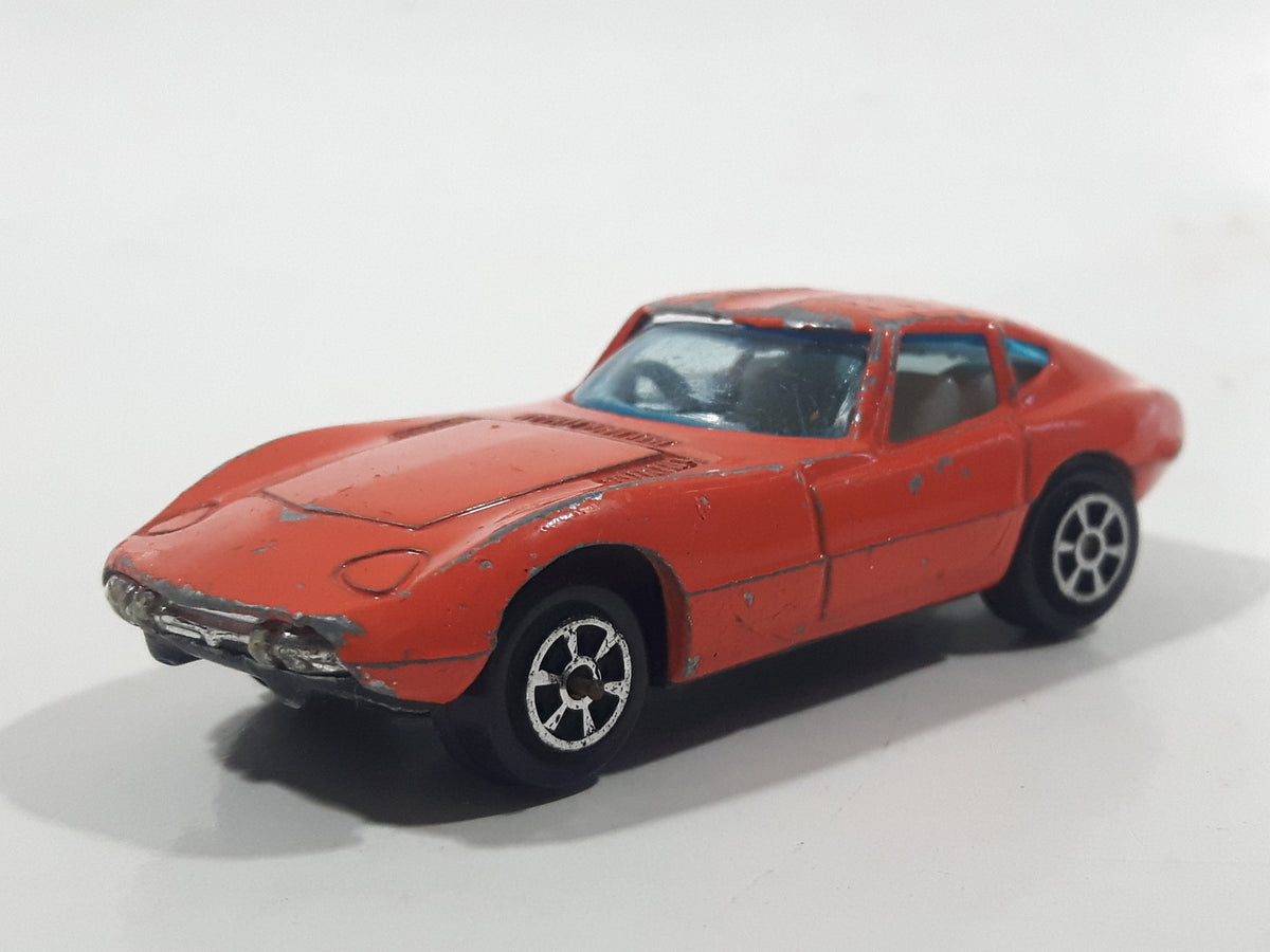 Vintage Yatming No. 1006 Toyota 2000 GT Orange Die Cast Toy Car Vehicl ...
