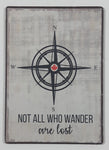 Not All Who Wander Are Lost 2" x 2 3/4" Fridge Magnet
