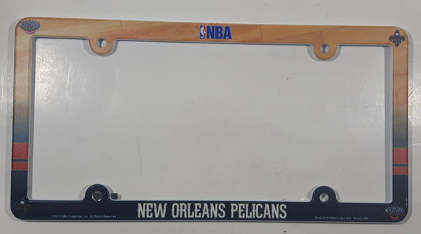 2013 WinCraft NBA Properties New Orleans Pelicans Basketball Team Plastic License Plate Frame