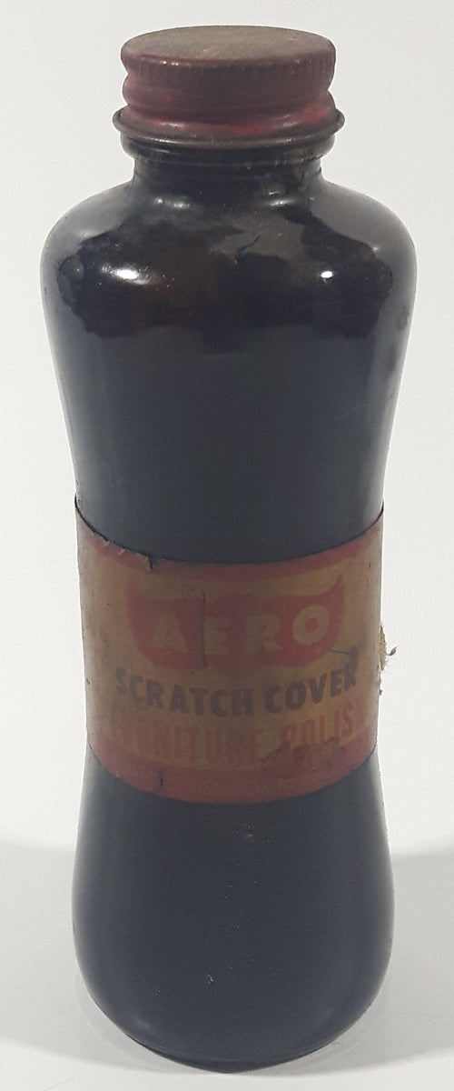 Vintage BoyleMidway Aero Scratch Cover Furniture Polish 6" Tall Brown