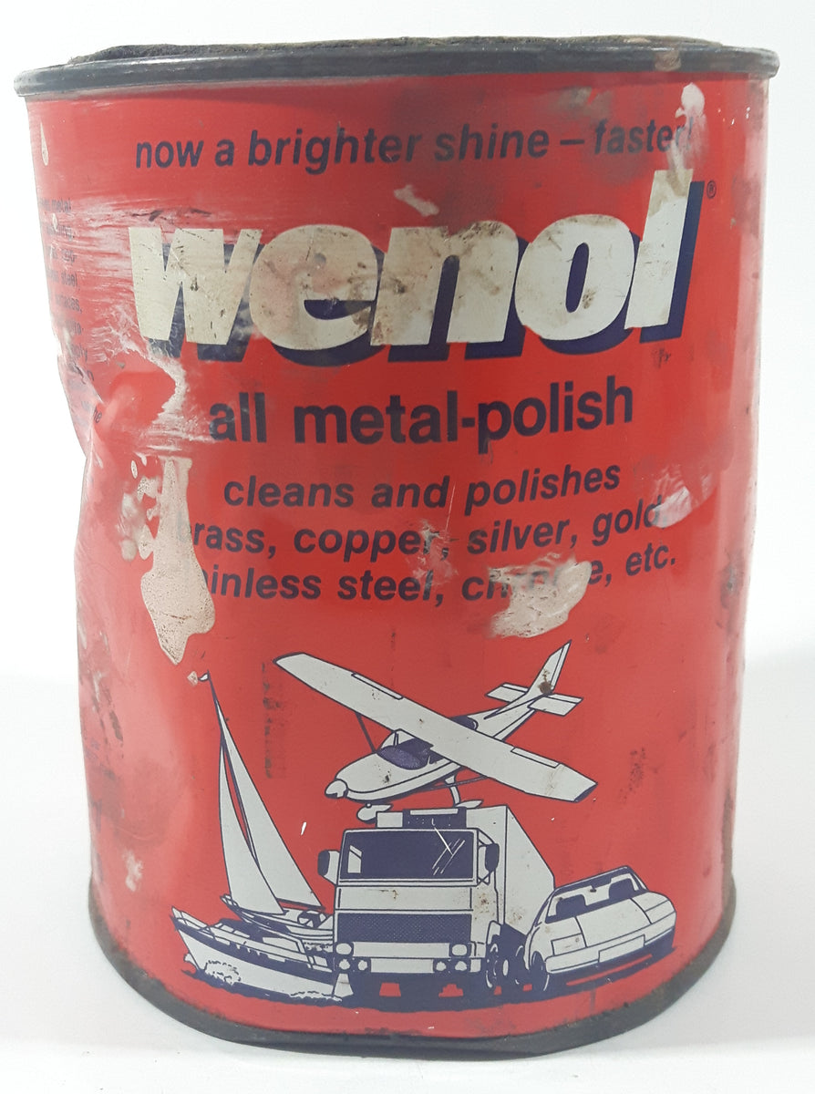 Lot of 4 Tubes Red Wenol Metal Cleaner/Polish German Stainless Copper  Silver NEW