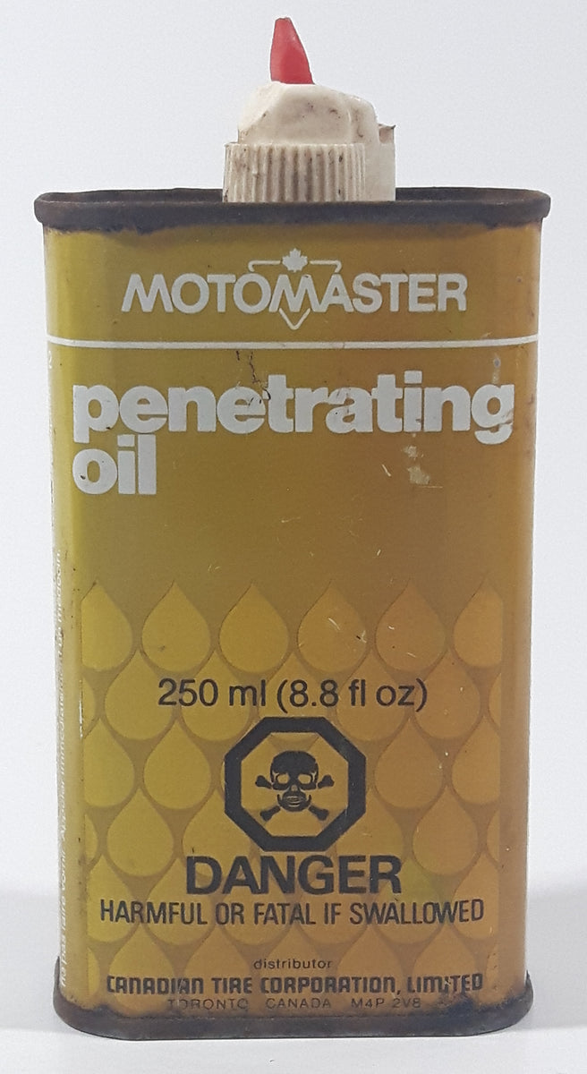 Vintage Canadian Tire Motomaster Penetrating Oil 250ml 8.8 fl oz