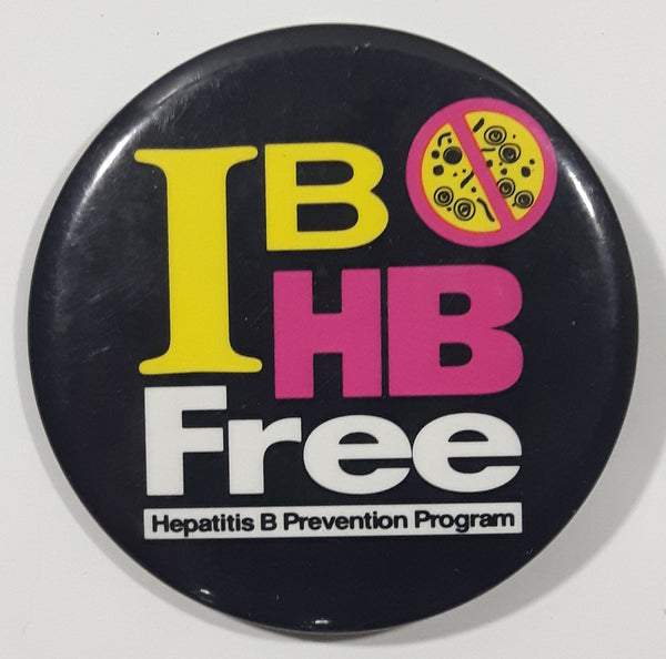IB HB Free Hepatitis B Prevention Program 2 1/8" Round Button Pin