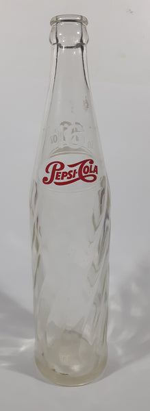 Vintage 1960s Pepsi Cola English French 16 Fl Oz 11" Tall Glass Beverage Bottle