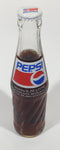 Rare Vintage 1995 Pepsi Cola Croatia 0.2L 8 1/4" Tall Glass Bottle Still Full