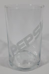Vintage Pepsi Diagonal White Lettering 4" Tall Glass Cup