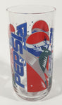 Vintage Pepsi Christmas Winter Reindeer 5 3/4" Tall Glass Cup