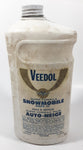 Vintage 1962 Veedol Super Formula Snowmobile Engine Oil 1 Imperial Quart Plastic Container Nearly Full