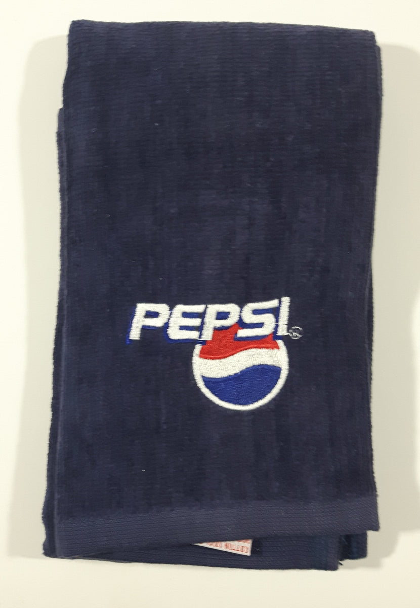 Pepsi Dark Blue Golf Hand Towel with Metal Hanging Ring – Treasure
