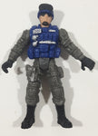 Chap Mei Soldier Grey Blue 4" Tall Toy Action Figure