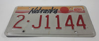 1988 Nebraska Vehicle License Plate Tag 2 J1144