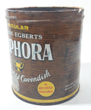 Vintage Douwe Egberts Amphora Extra Mild Cavendish Pipe Tobacco Brown and Yellow Tin Can No Lid
