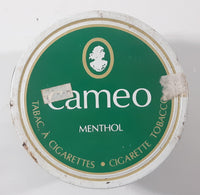Vintage Cameo Menthol Cigarette Tobacco Tin Metal Can