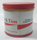 Vintage Mark Ten Full Flavour Virginia Fine Cut Cigarette Tobacco Tin Metal Can