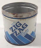 Rare Vintage Macdonald Zig Zag Mild Cigarette Tobacco Tin Metal Can No Lid