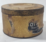 Antique Rock City Tobacco Ottoman Fin Cut Tobacco Tin with Ash Tray Lid